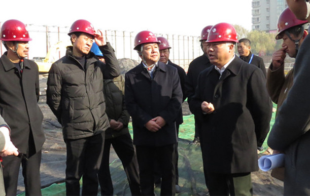 山西省委組織部部長(zhǎng)盛茂林等省領(lǐng)導(dǎo)蒞臨山西省委黨校項(xiàng)目工地視察指導(dǎo)